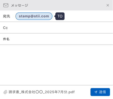 mail 6 stii タイムスタンプサービス